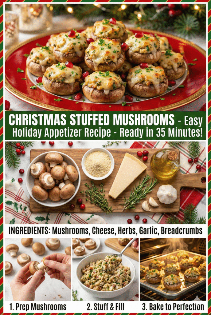 Best Christmas Stuffed Mushrooms Recipe (Easy & Festive!) 9 Gemini Generated Image 2z0gpr2z0gpr2z0g
