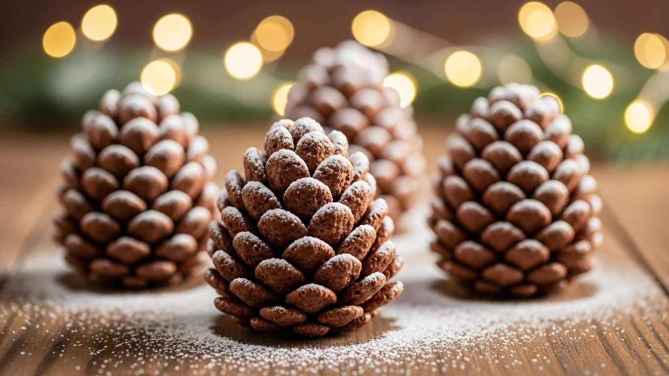 Chocolate Pinecone Hack Dessert: Easy & Crispy No-Bake Holiday Treats