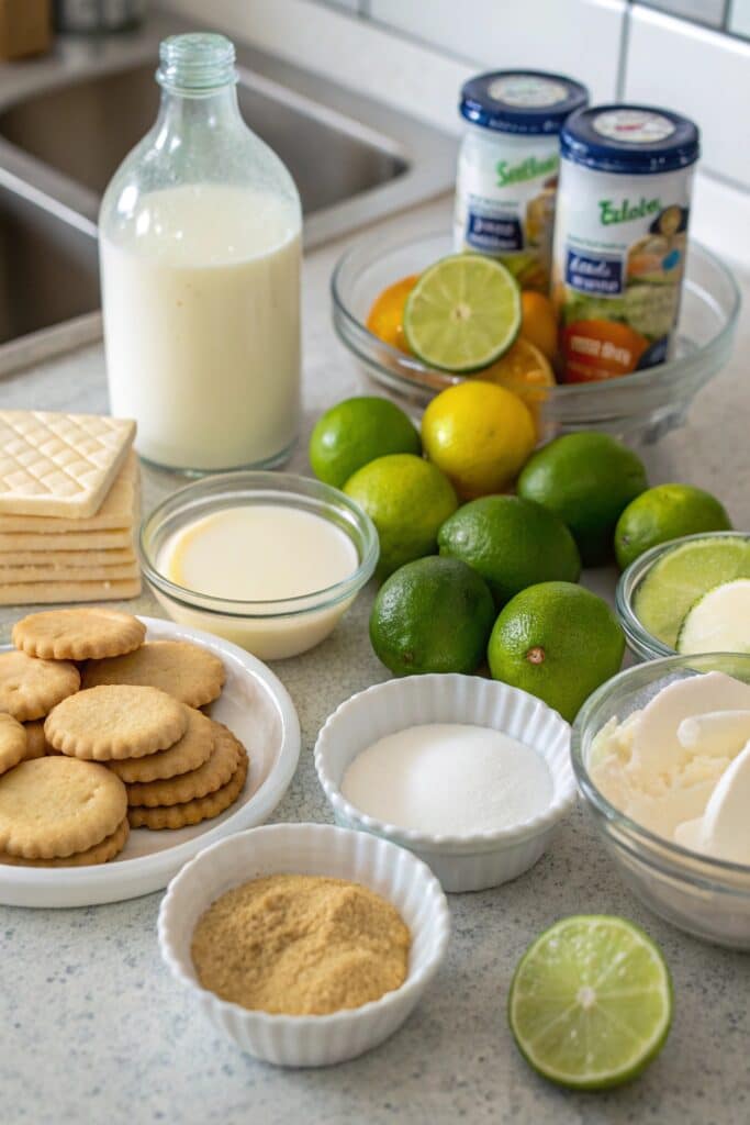 Ingredients for Carlota de Limón recipe