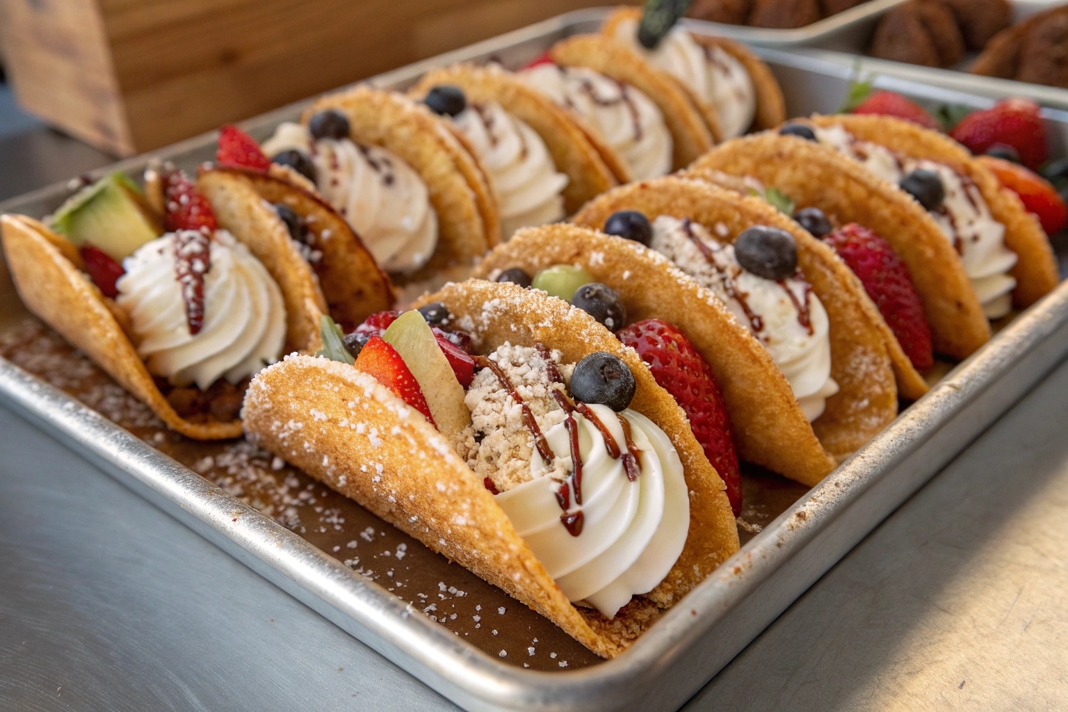 Churro Dessert Tacos – Crispy, Creamy & Totally Fun