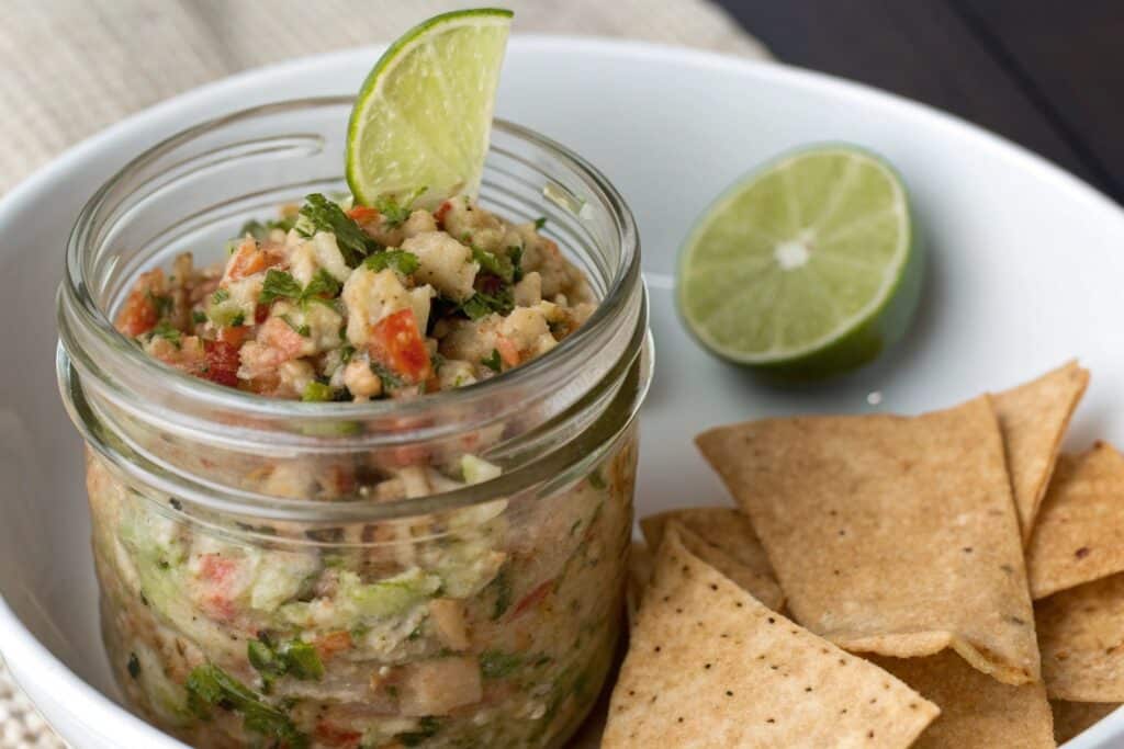 high protein taco mason jar featured