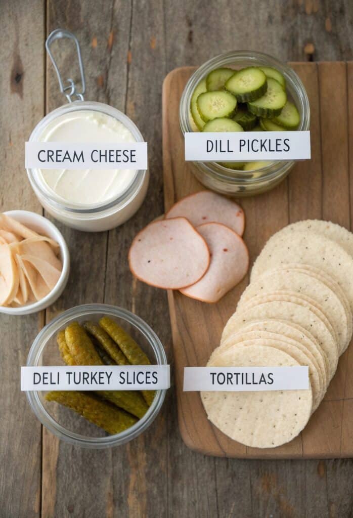 Basic ingredients for pickle in a blanket