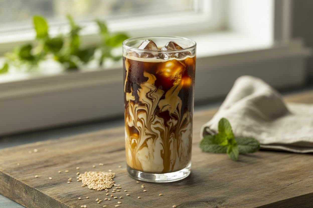 Tahini Iced Coffee – Creamy, Nutty, and Boldly Refreshing
