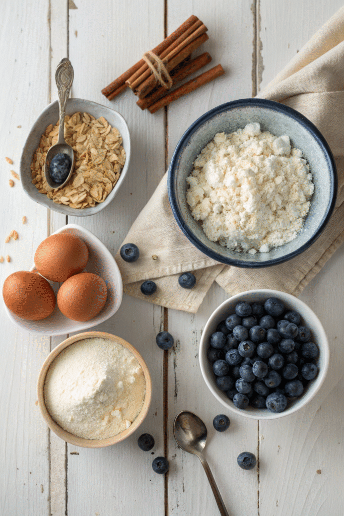 blueberry breakfast bake ingredients 1