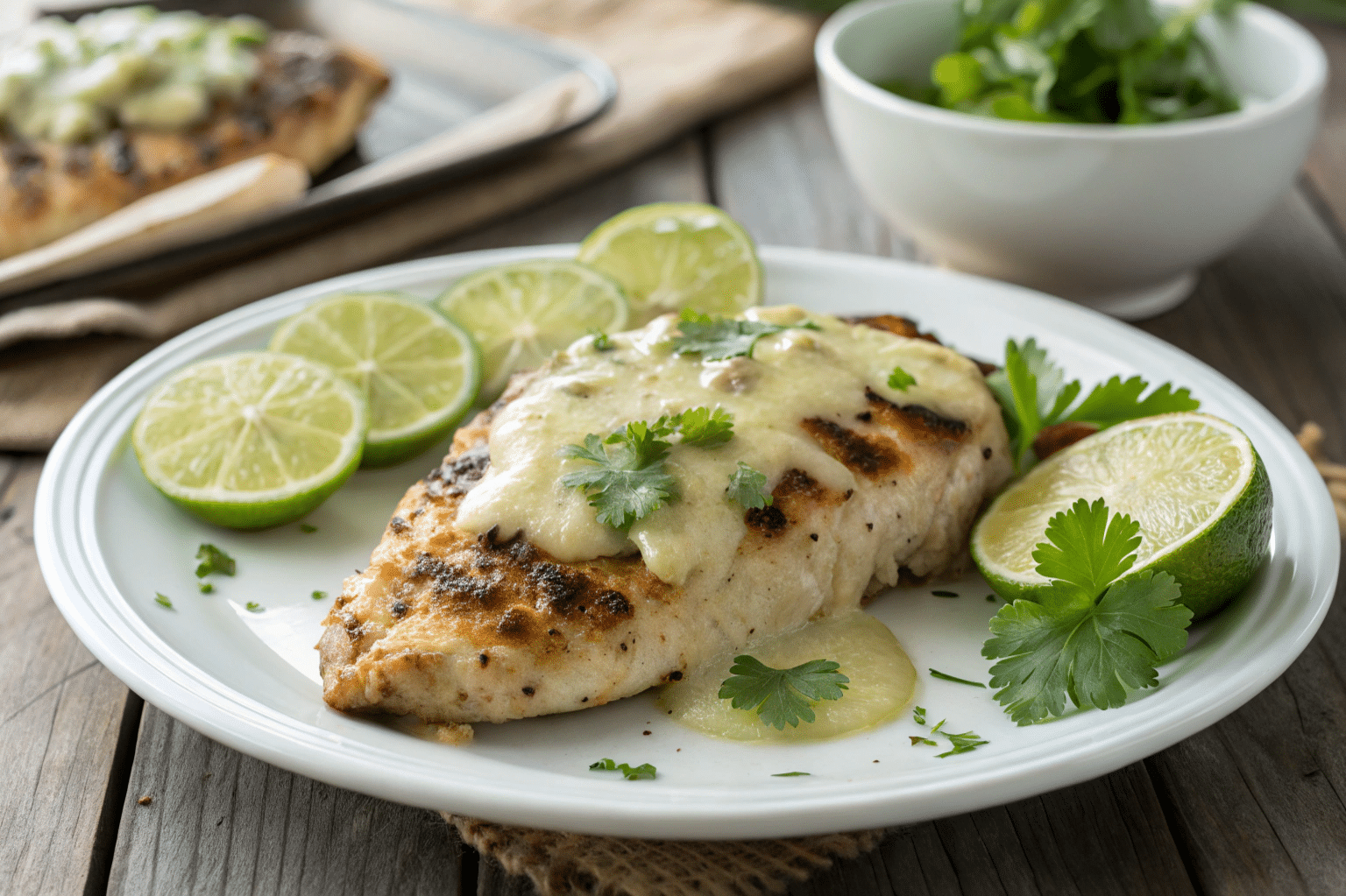 Grilled Salsa Verde Pepper Jack Chicken Recipe: Juicy, Spicy & Melty