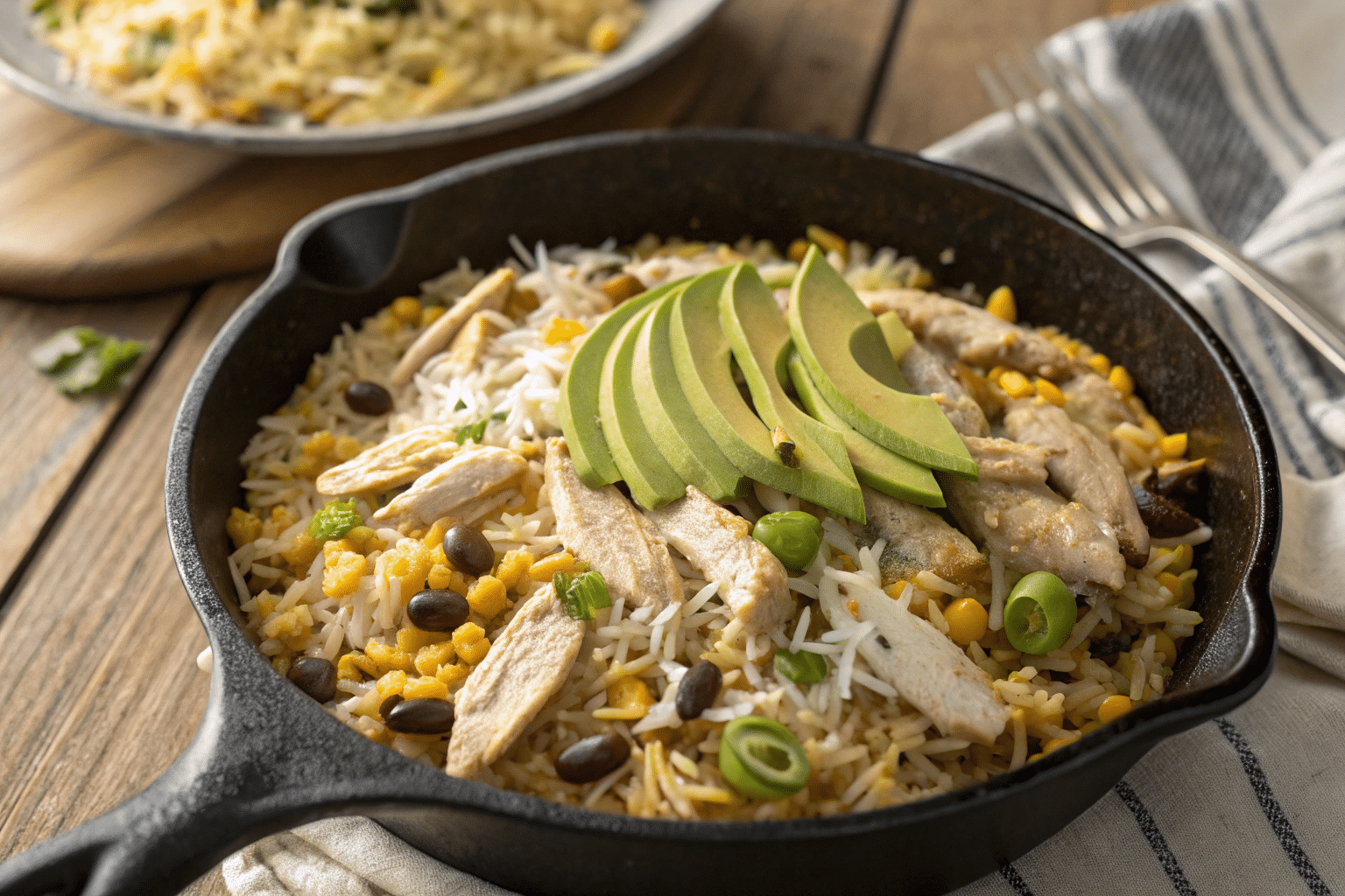 Salsa Verde Chicken and Rice Skillet – One-Pan Comfort Food