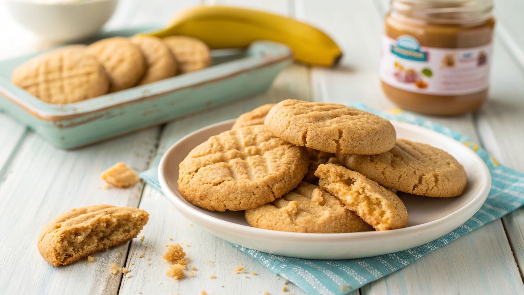 Soft Peanut Cookies 8+ Months (EAI) – Safe Baby Recipe
