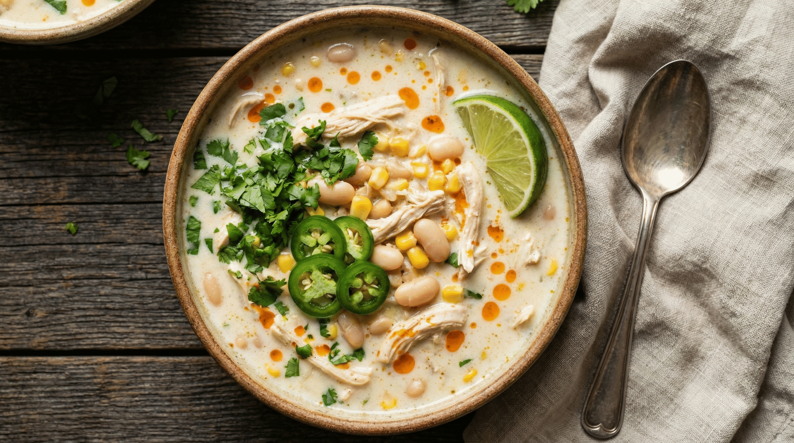 Cajun White Chicken Chili: Easy, Creamy & Spicy One-Pot Dinner