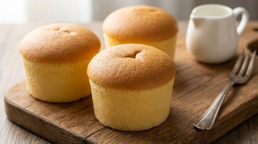 Japanese Cotton Cheesecake Cupcakes: Easy & Fluffy Soufflé Recipe
