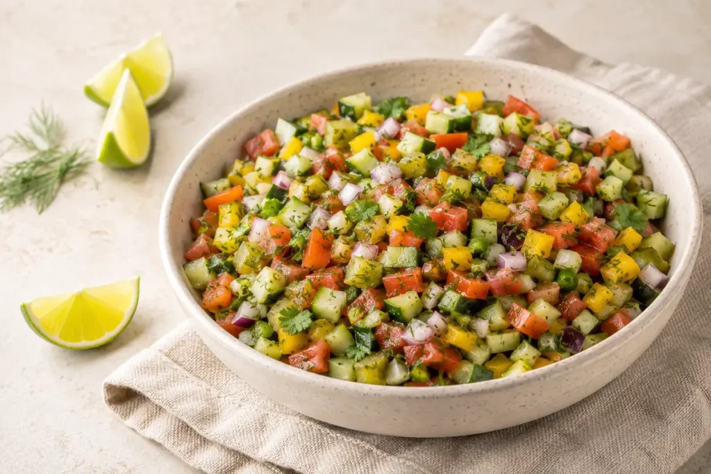 Pickle de Gallo: The Crunchy Pickle Salsa You Need 1 Pickle de Gallo with dill pickles, tomato, cucumber, peppers, onion, herbs, and lime